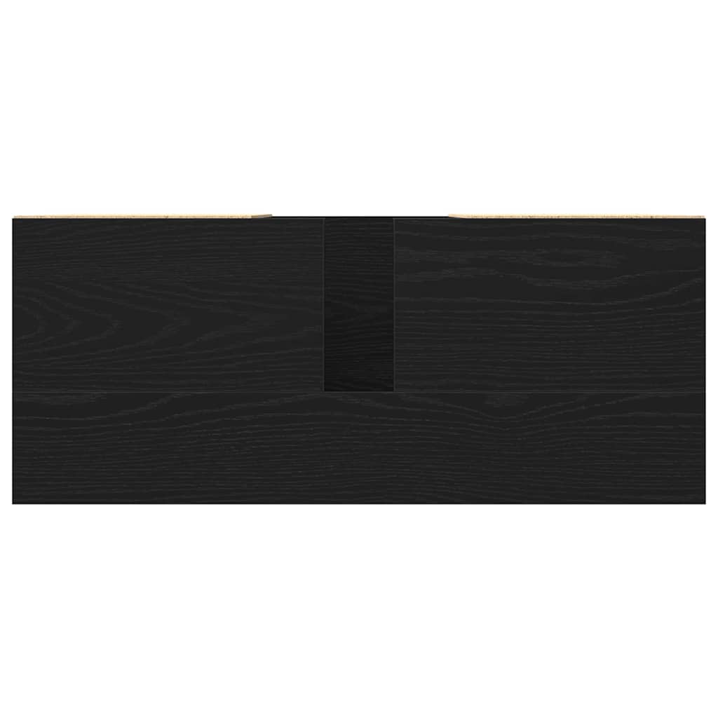 Fürdőszobai mosdószekrény Fekete tölgy 80 x 33 x 60 cm