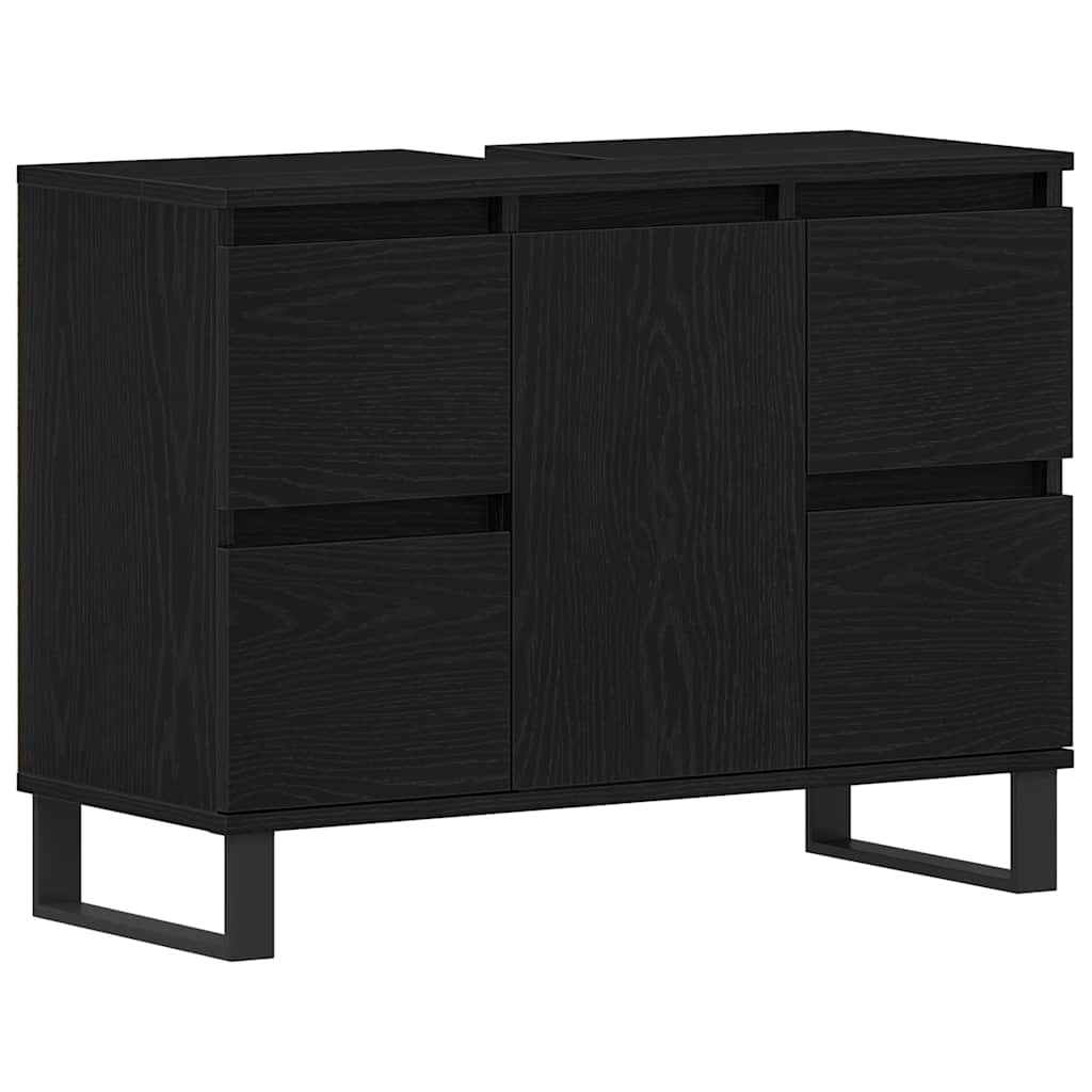 Fürdőszoba Székény Fekete tölgy 80 x 33 x 60 cm Szerelt Fa