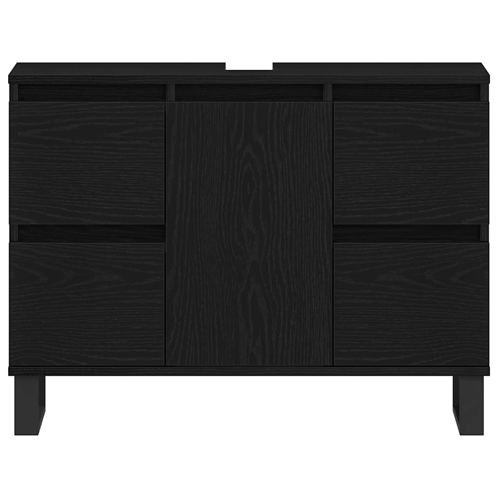 Fürdőszoba Székény Fekete tölgy 80 x 33 x 60 cm Szerelt Fa