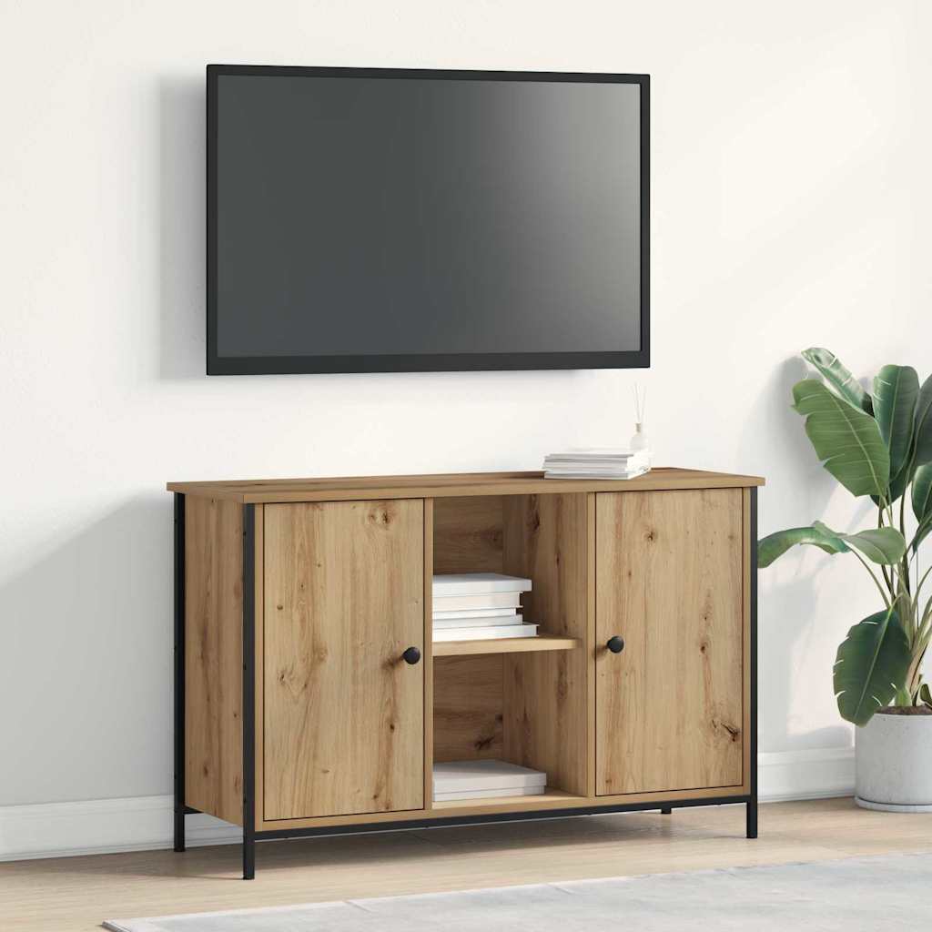 TV szekrény garnitúra 101 x 35 x 65 cm Artisan tölgy Szerelt Fa