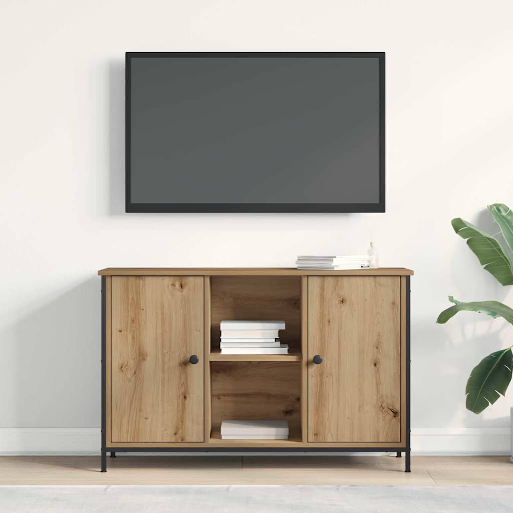 TV szekrény garnitúra 101 x 35 x 65 cm Artisan tölgy Szerelt Fa