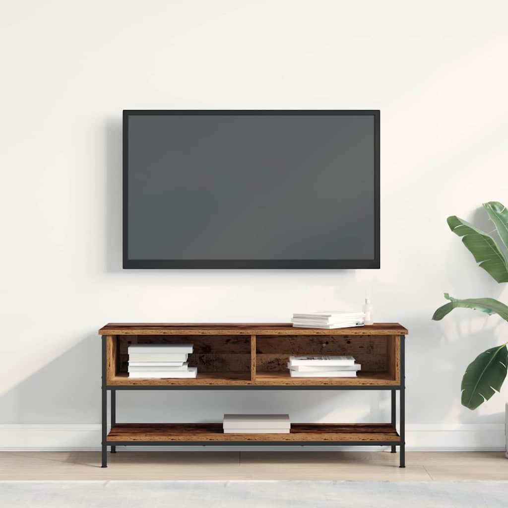 TV szekrény garnitúra 100 x 35 x 45 cm Öreg fa Szerelt Fa