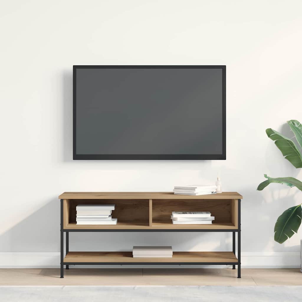 TV szekrény garnitúra 100 x 35 x 45 cm Artisan tölgy Szerelt Fa