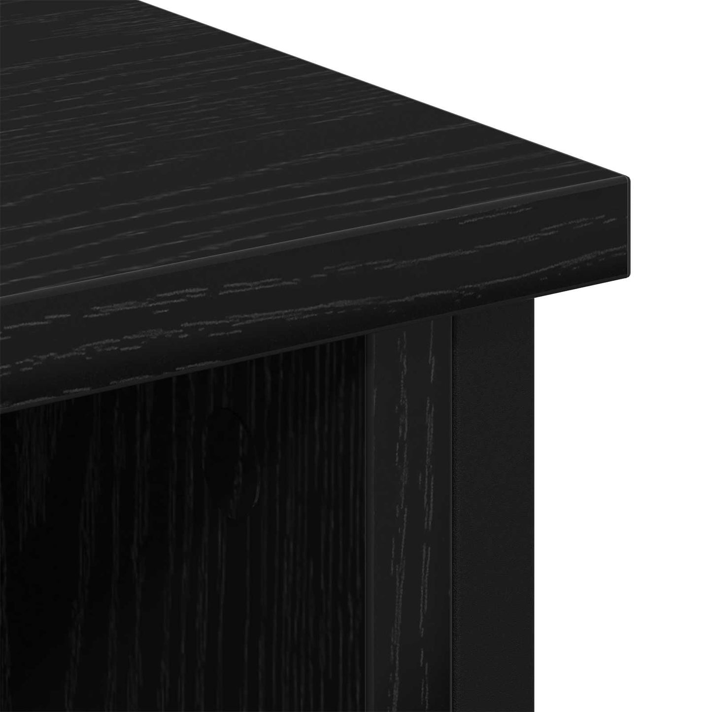 TV szekrény garnitúra 100 x 35 x 45 cm Fekete tölgy Szerelt Fa