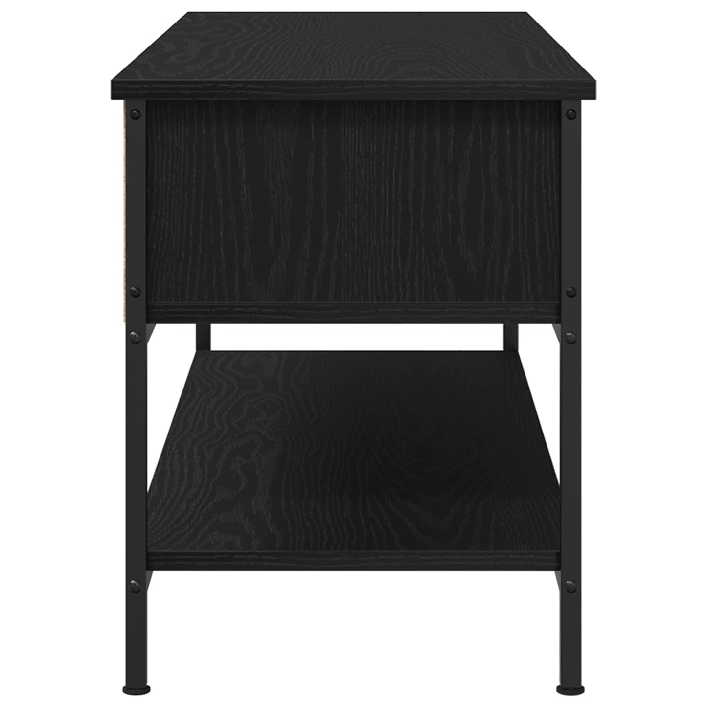 TV szekrény garnitúra 100 x 35 x 45 cm Fekete tölgy Szerelt Fa