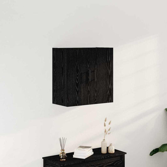 Fali szekrény Fekete tölgy 60 x 31 x 60 cm Faanyag