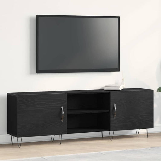 TV szekrény garnitúra Fekete tölgy 150 x 30 x 50 cm Faanyag