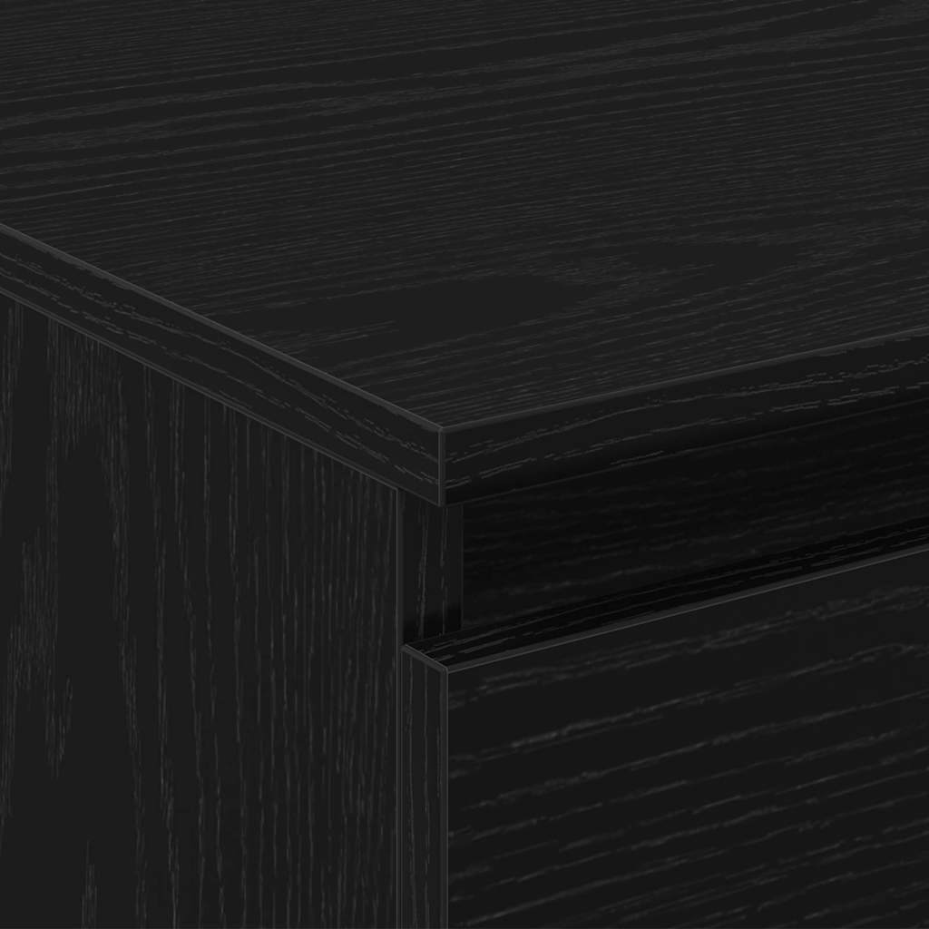 Dohányzóasztal Fekete tölgy 90 x 50 x 36,5 cm Szerelt Fa