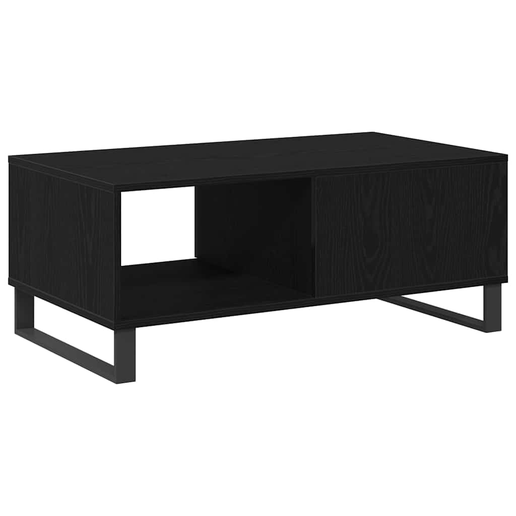 Dohányzóasztal Fekete tölgy 90 x 50 x 36,5 cm Szerelt Fa