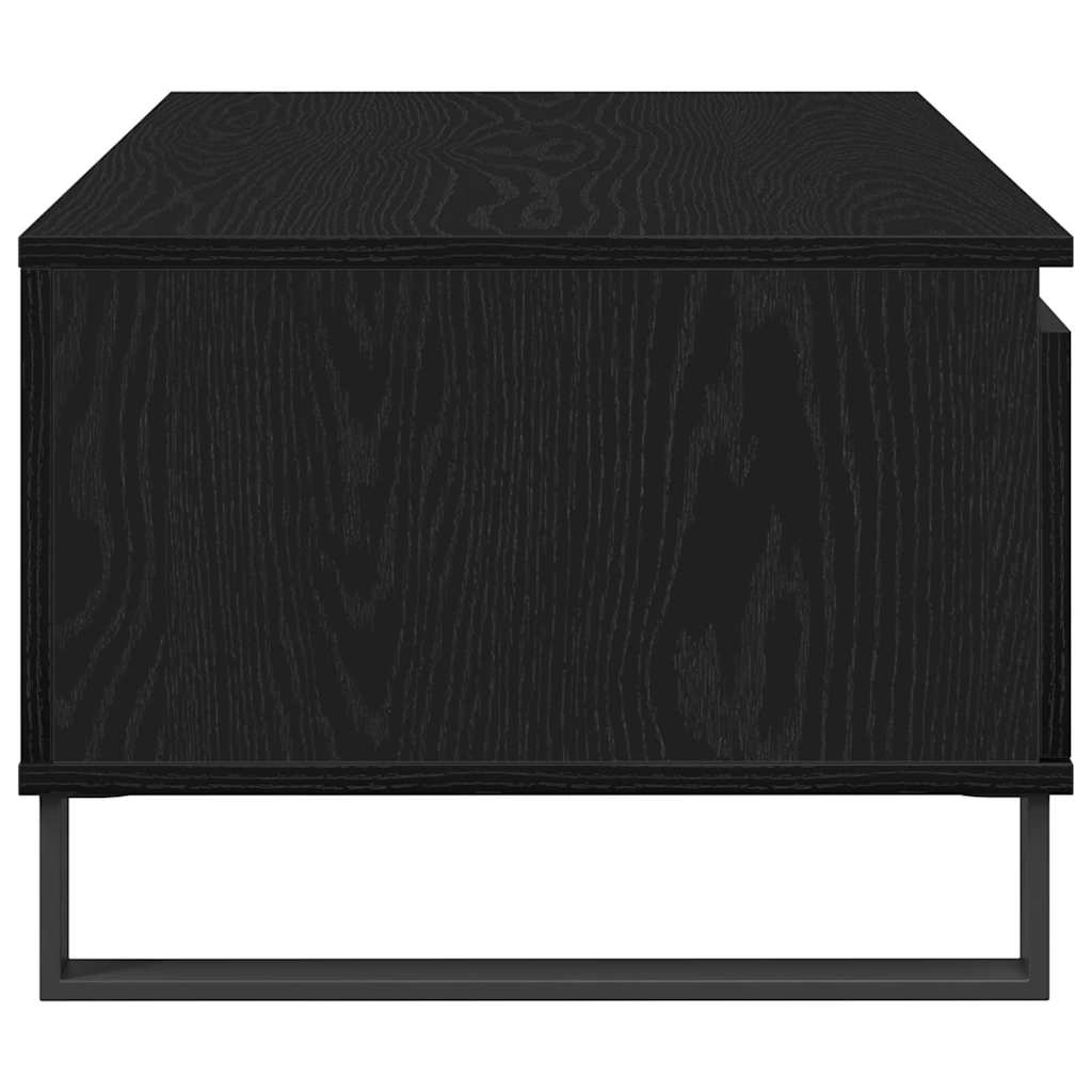 Dohányzóasztal Fekete tölgy 90 x 50 x 36,5 cm Szerelt Fa
