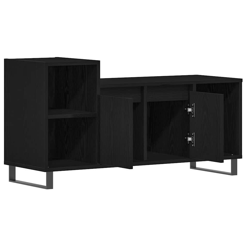 TV szekrény garnitúra 100 x 35 x 55 cm Fekete tölgy Szerelt Fa