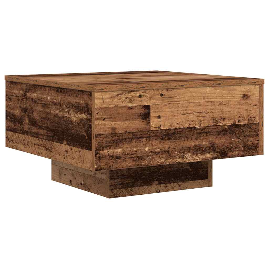 Dohányzóasztal Öreg fa 55 x 55 x 31 cm Szerelt Fa
