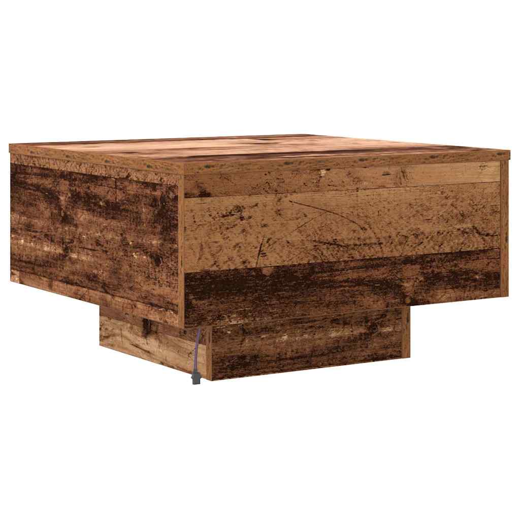 Dohányzóasztal Öreg fa 55 x 55 x 31 cm Szerelt Fa
