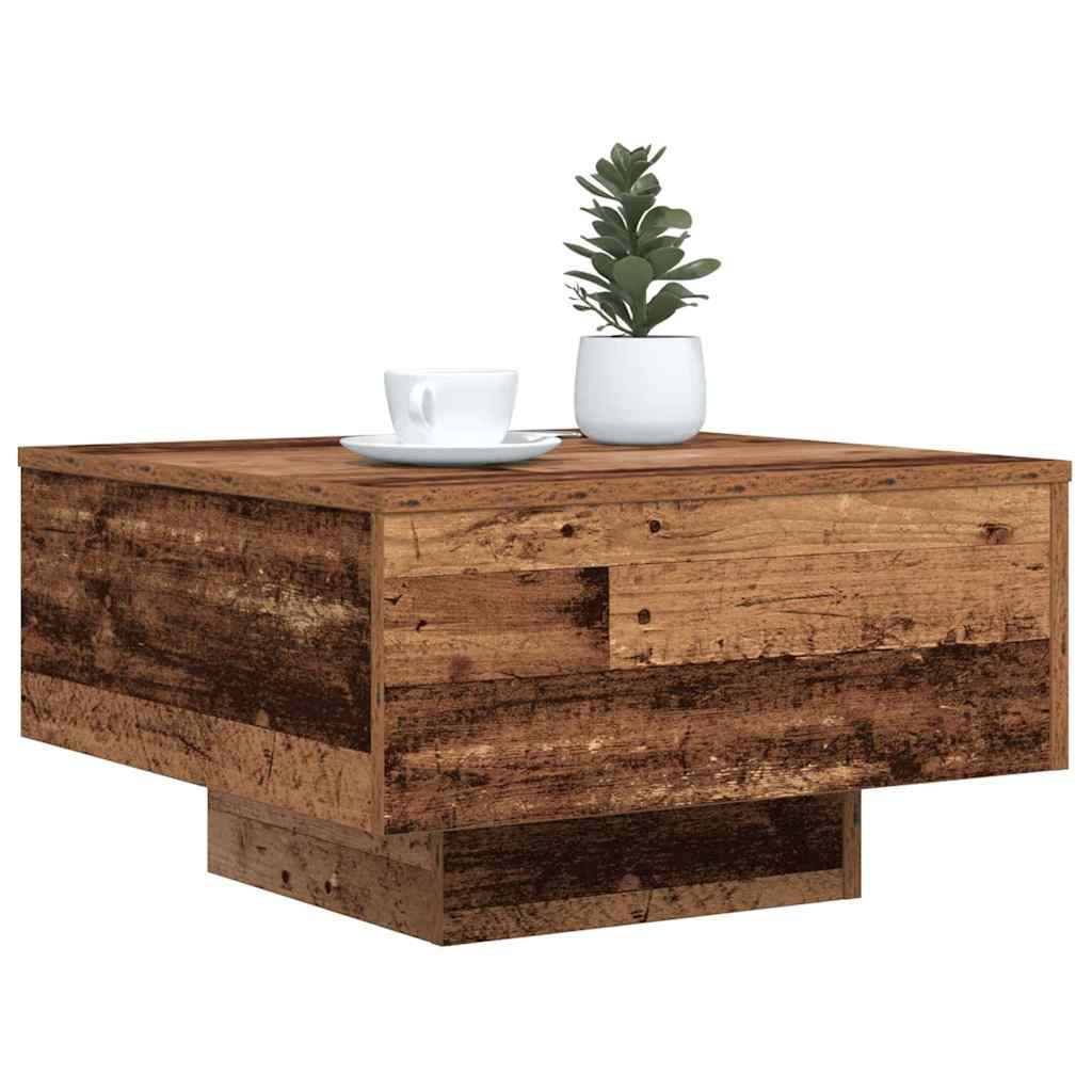 Dohányzóasztal Öreg fa 55 x 55 x 31 cm Szerelt Fa