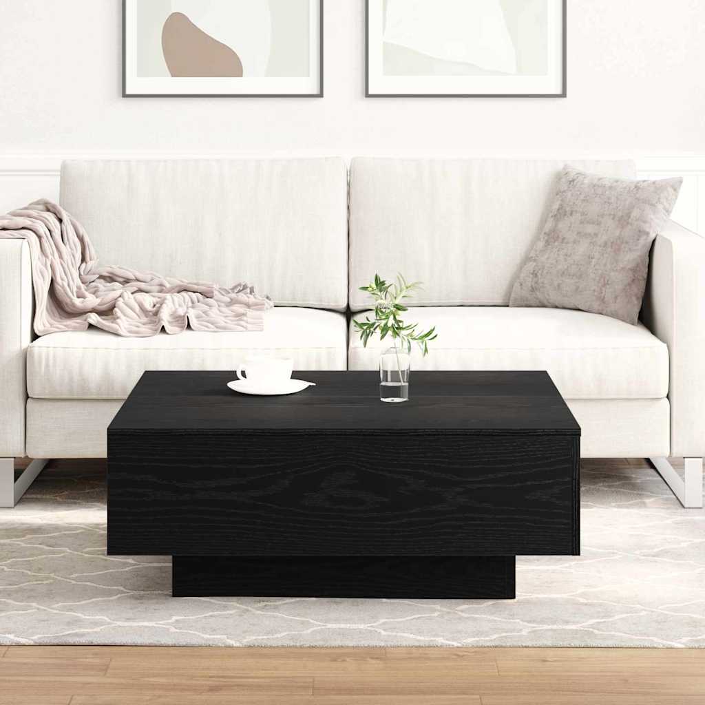 Dohányzóasztal Fekete tölgy 80 x 80 x 31 cm
