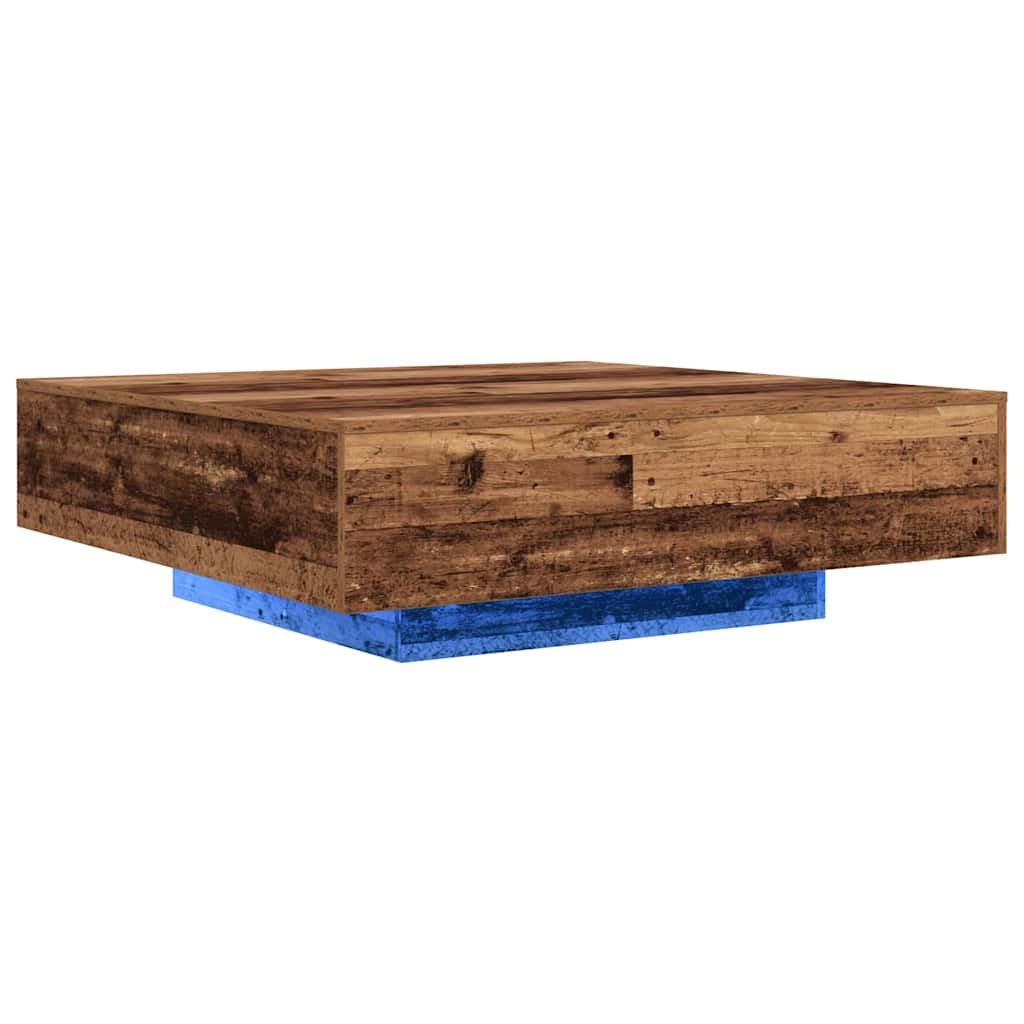 Dohányzóasztal Öreg fa 100 x 100 x 31 cm Szerelt Fa