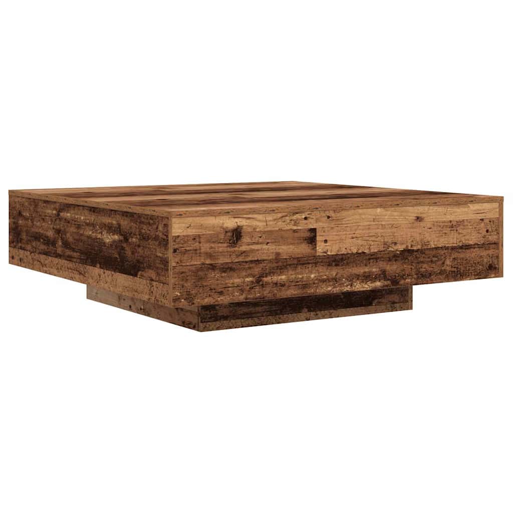 Dohányzóasztal Öreg fa 100 x 100 x 31 cm Szerelt Fa