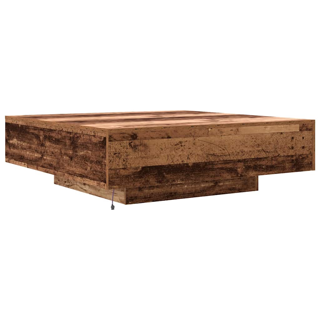 Dohányzóasztal Öreg fa 100 x 100 x 31 cm Szerelt Fa