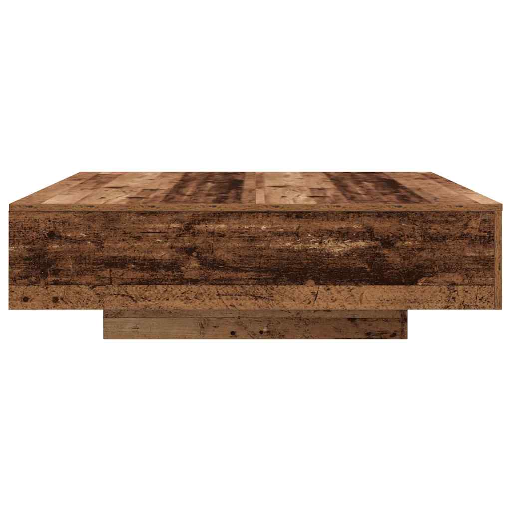 Dohányzóasztal Öreg fa 100 x 100 x 31 cm Szerelt Fa
