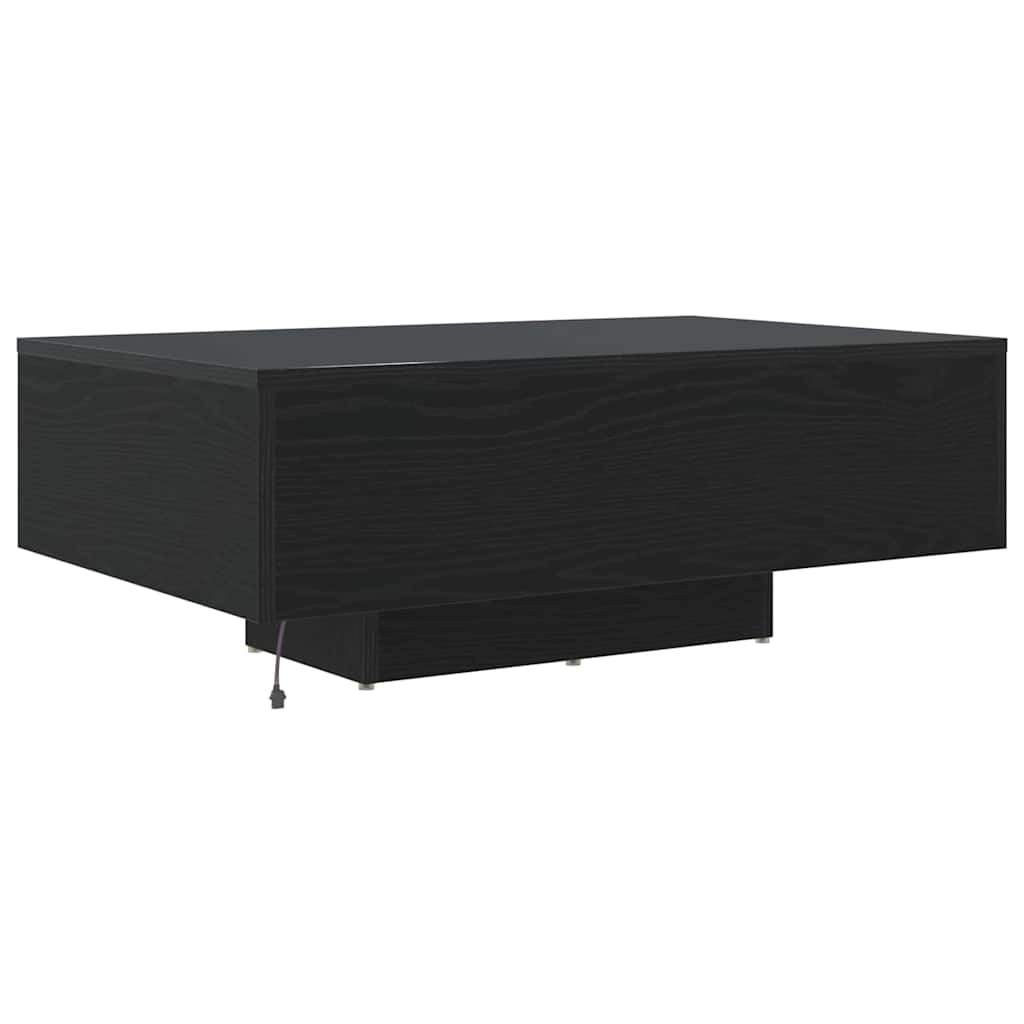 Dohányzóasztal Fekete tölgy 85 x 55 x 31 cm Faanyag