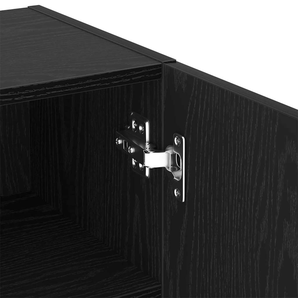 TV szekrény garnitúra 40,5 x 30 x 102 cm Fekete tölgy