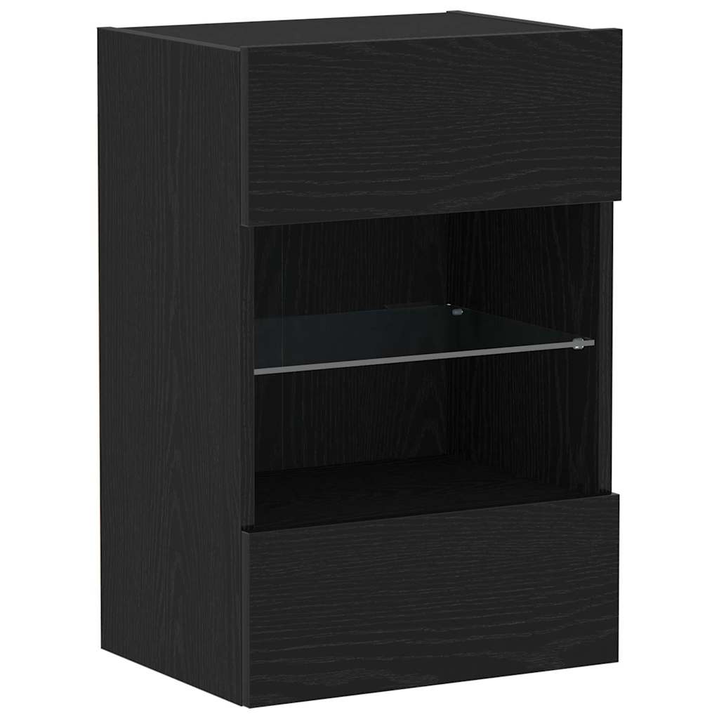 TV szekrény garnitúra 40 x 30 x 60,5 cm Fekete Szerelt Fa