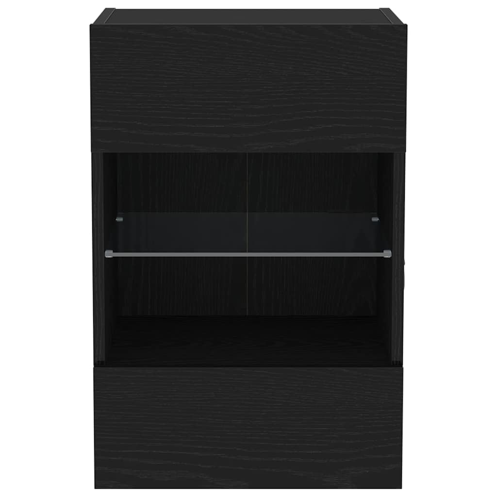 TV szekrény garnitúra 40 x 30 x 60,5 cm Fekete Szerelt Fa