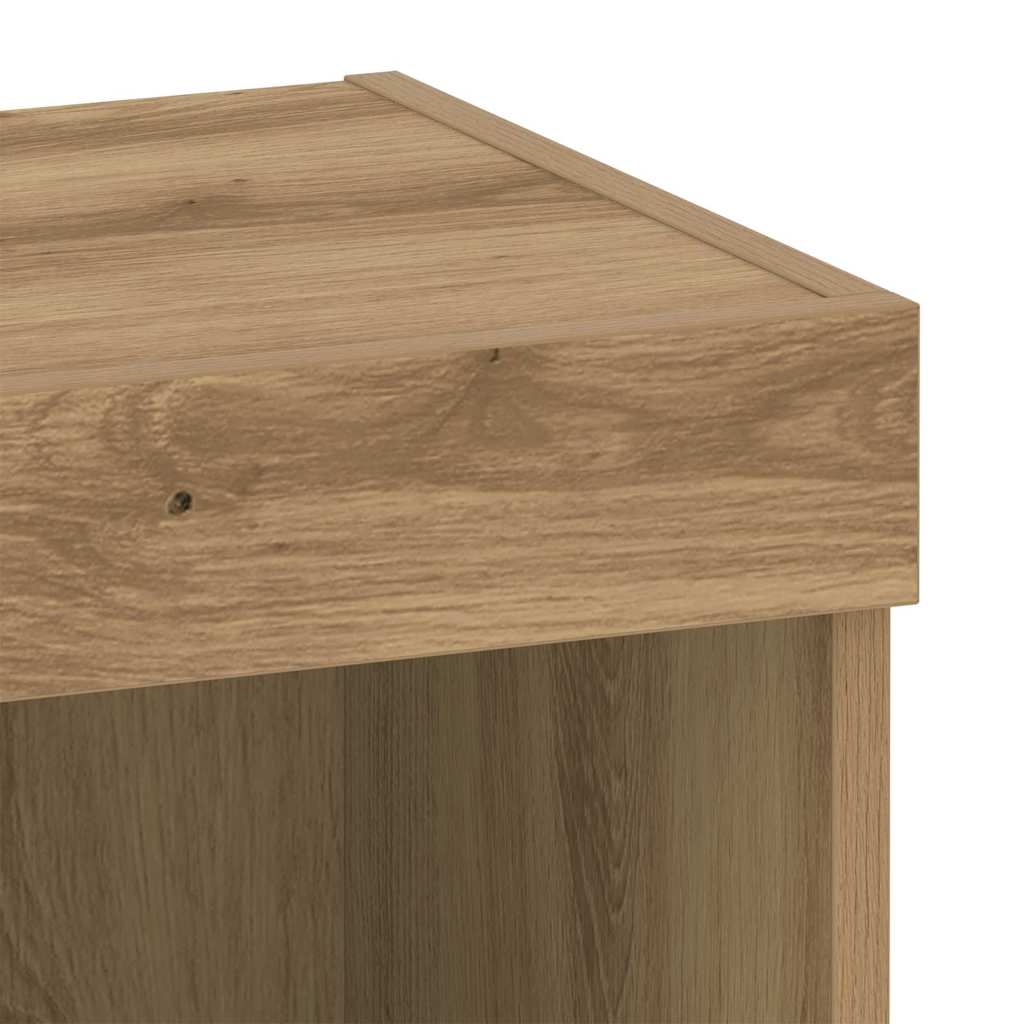 TV szekrény garnitúra 2 pcs Artisan tölgy Szerelt Fa