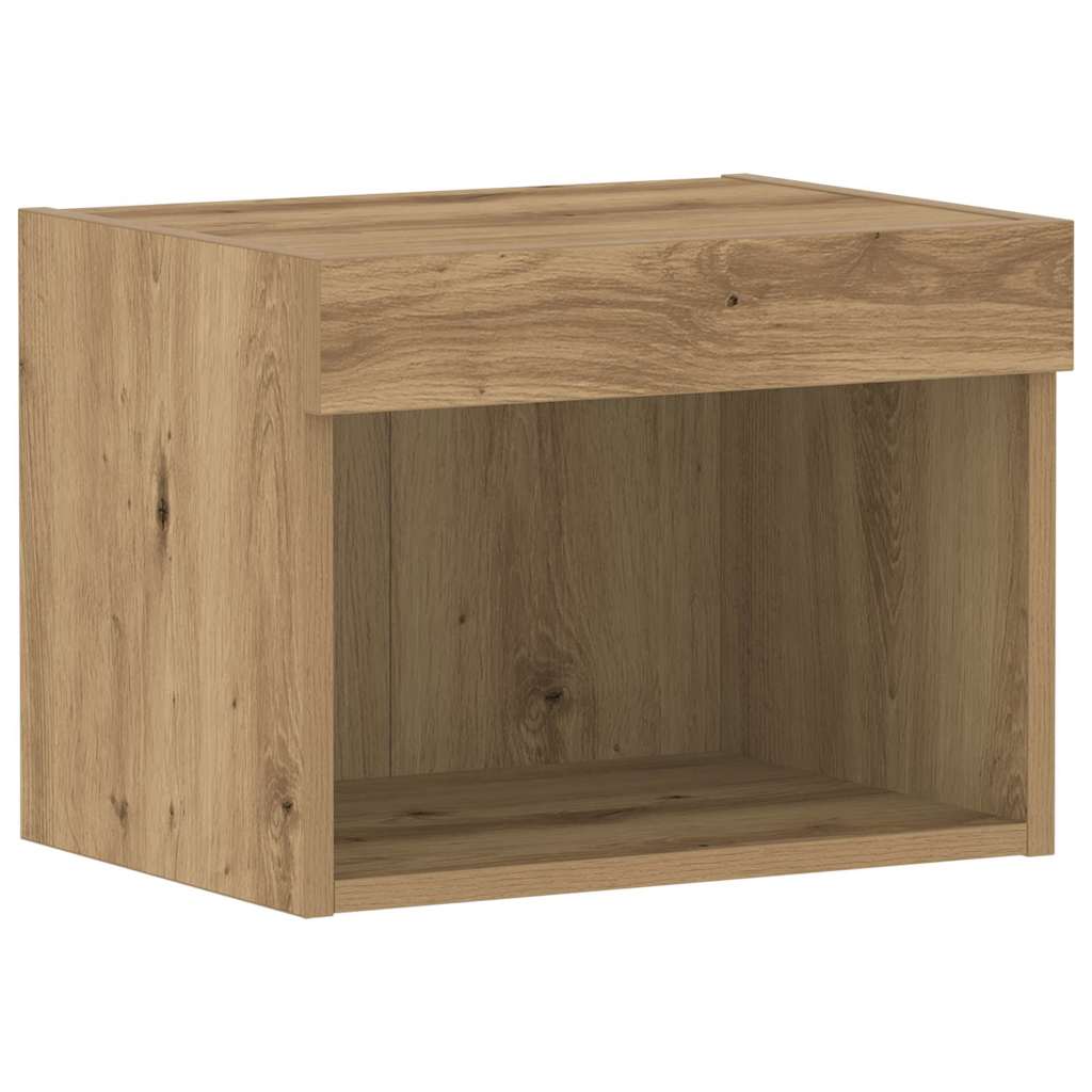 TV szekrény garnitúra 2 pcs Artisan tölgy Szerelt Fa