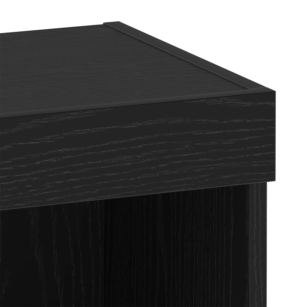 TV szekrény garnitúra 40 x 30 x 30 cm Fekete tölgy Szerelt Fa