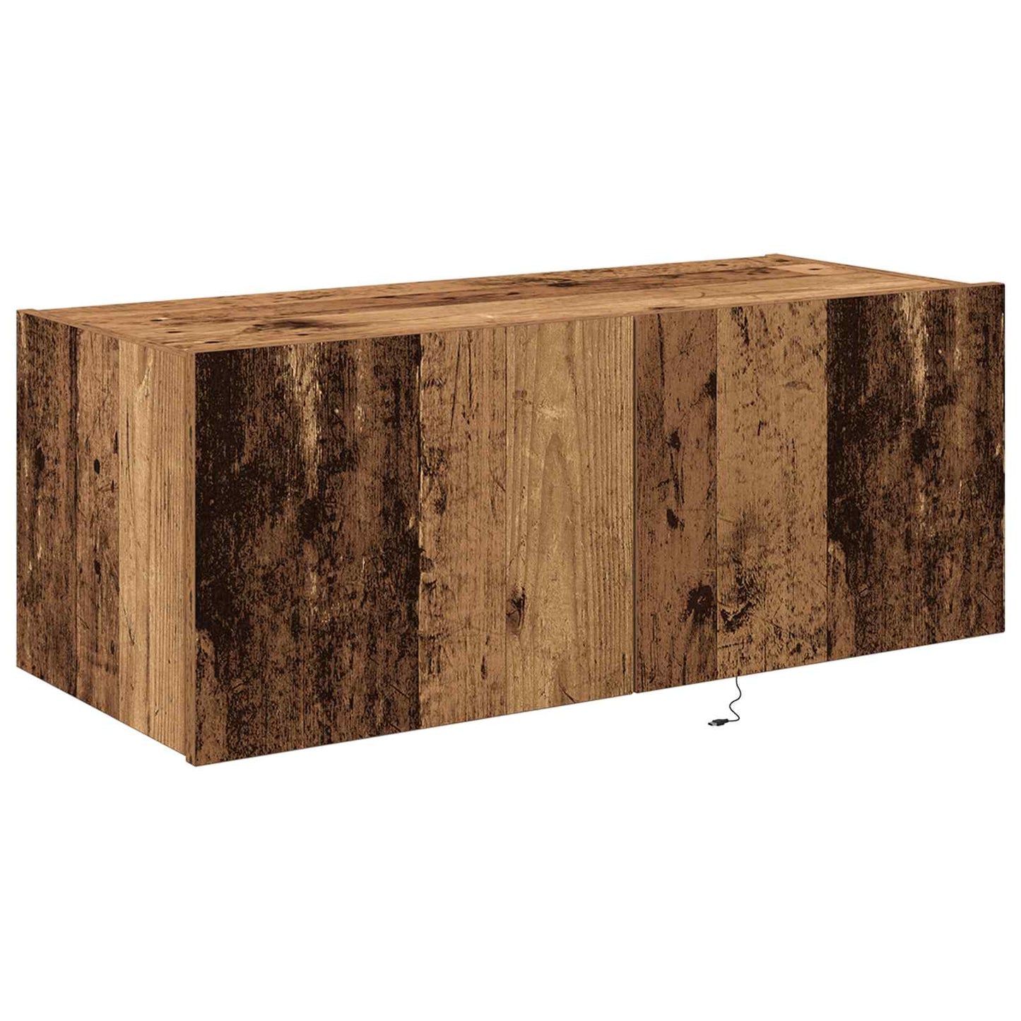 TV Fali Szekrény 80 x 35 x 31 cm Öreg fa Szerelt Fa