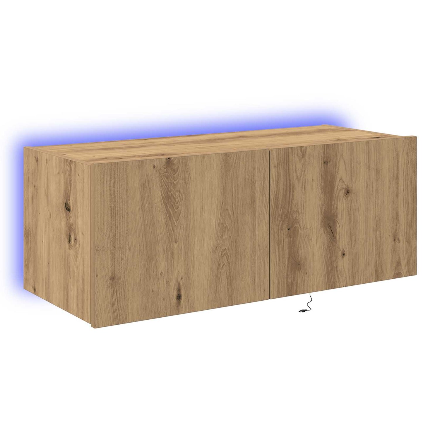 TV Fali Szekrény 80 x 35 x 31 cm Artisan tölgy Szerelt Fa