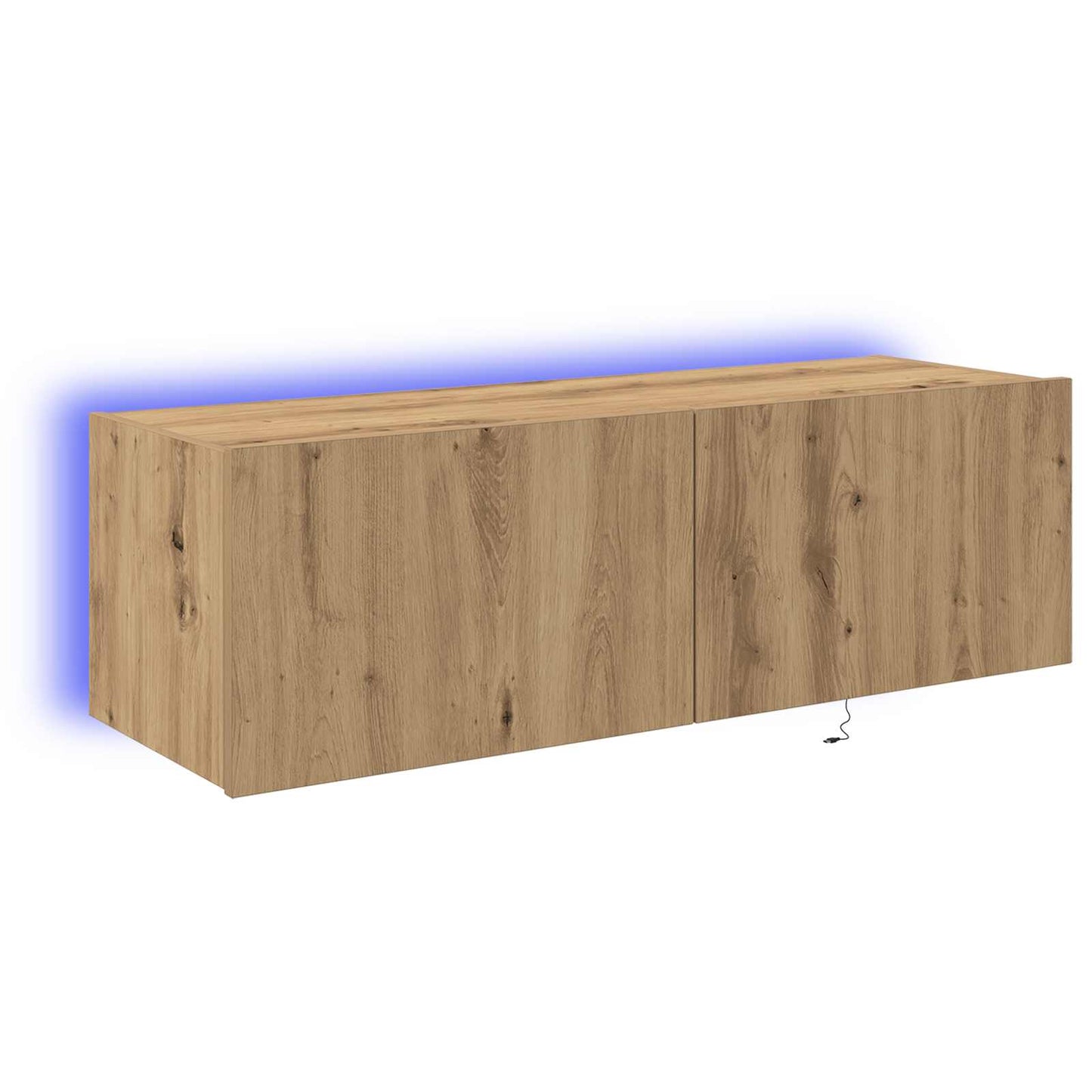 TV Fali Szekrény 100 x 35 x 31 cm Artisan tölgy Szerelt Fa