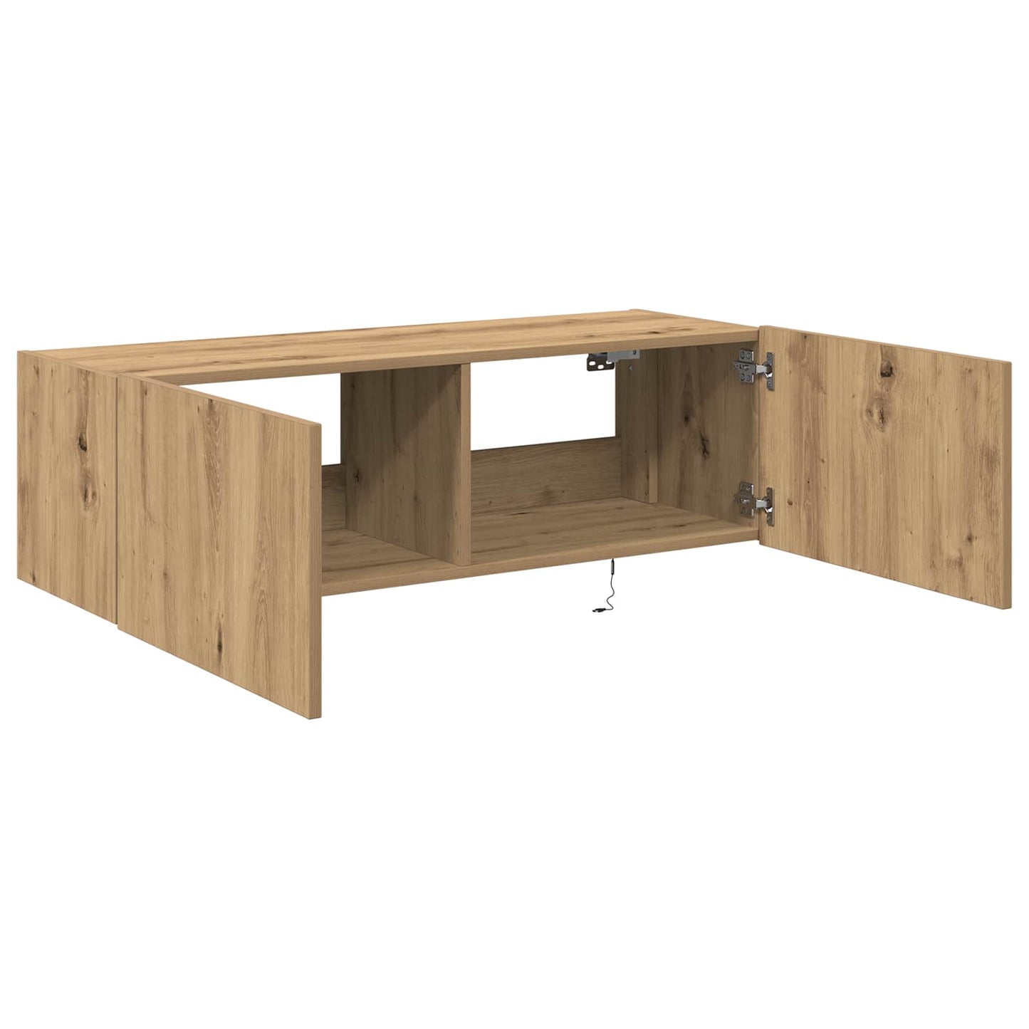TV Fali Szekrény 100 x 35 x 31 cm Artisan tölgy Szerelt Fa