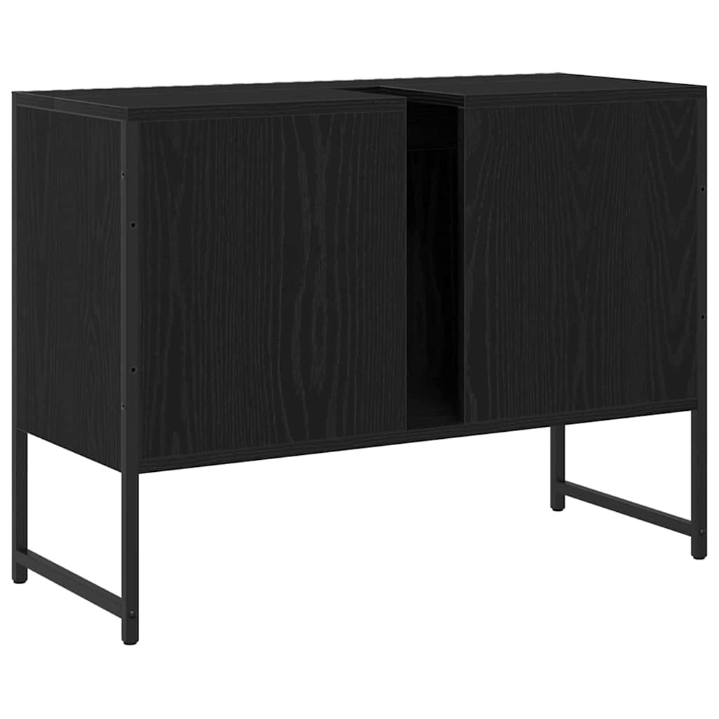 Fürdőszobai mosdószekrény Fekete tölgy 80 x 30 x 60 cm
