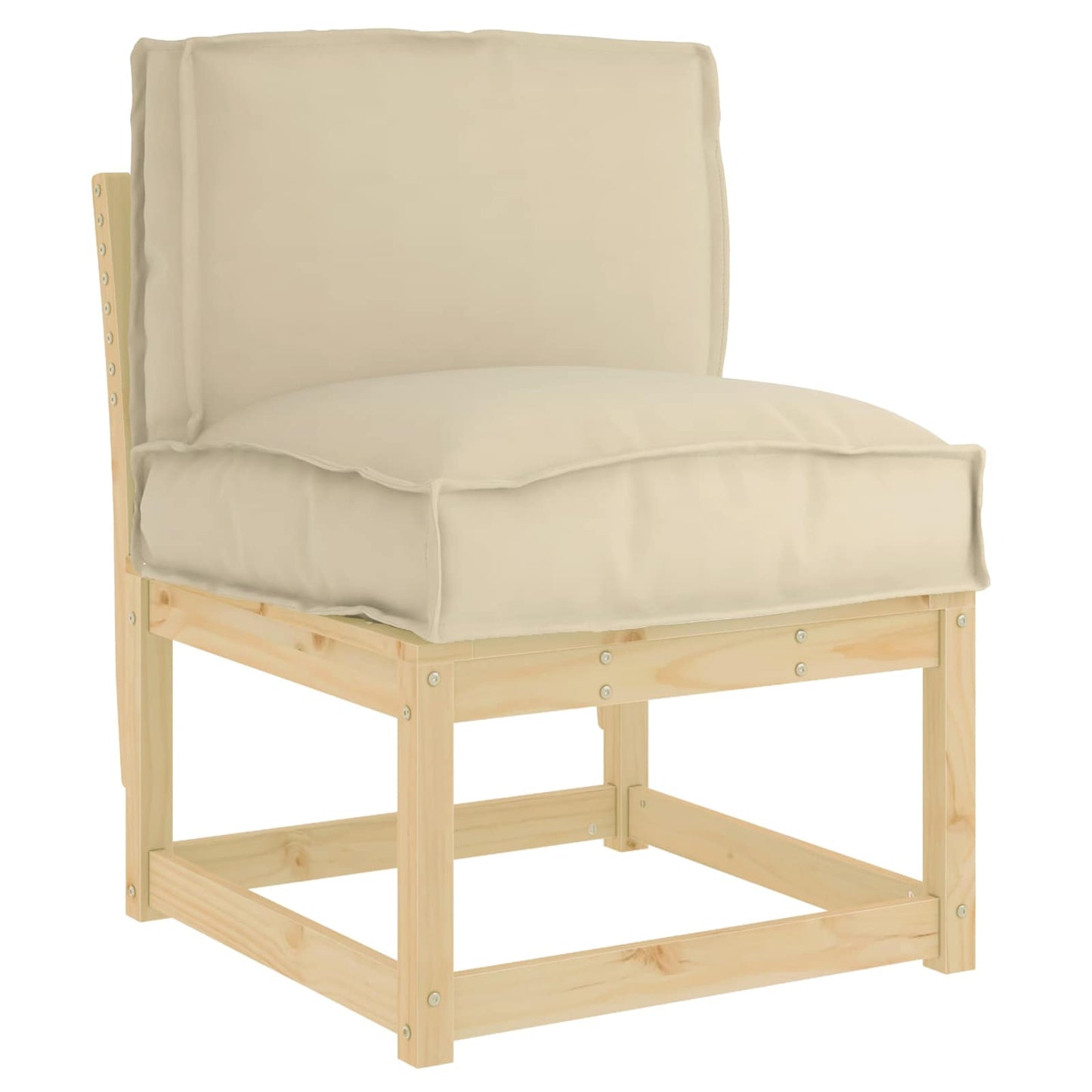 Párna Bézs 50 x 40 x 12 cm Oxford Szövet