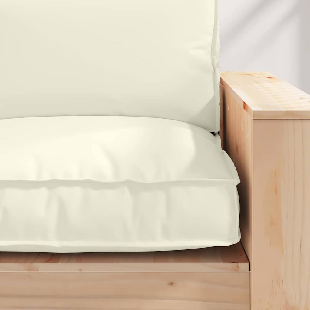 Párna Krém 80 x 80 x 12 cm Oxford Szövet
