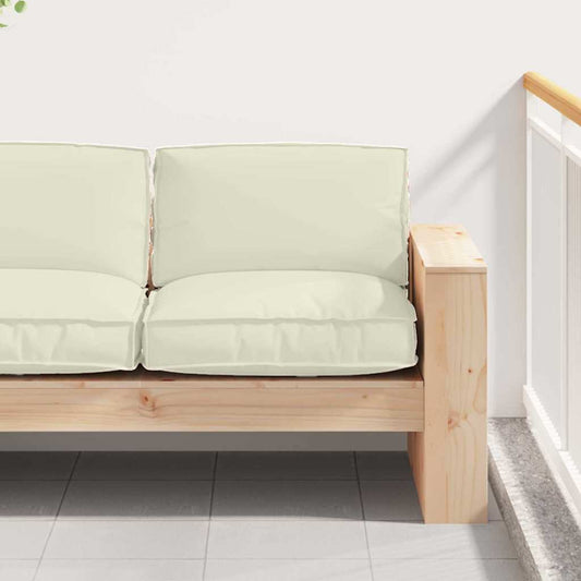 Párna Krém 80 x 80 x 12 cm Oxford Szövet