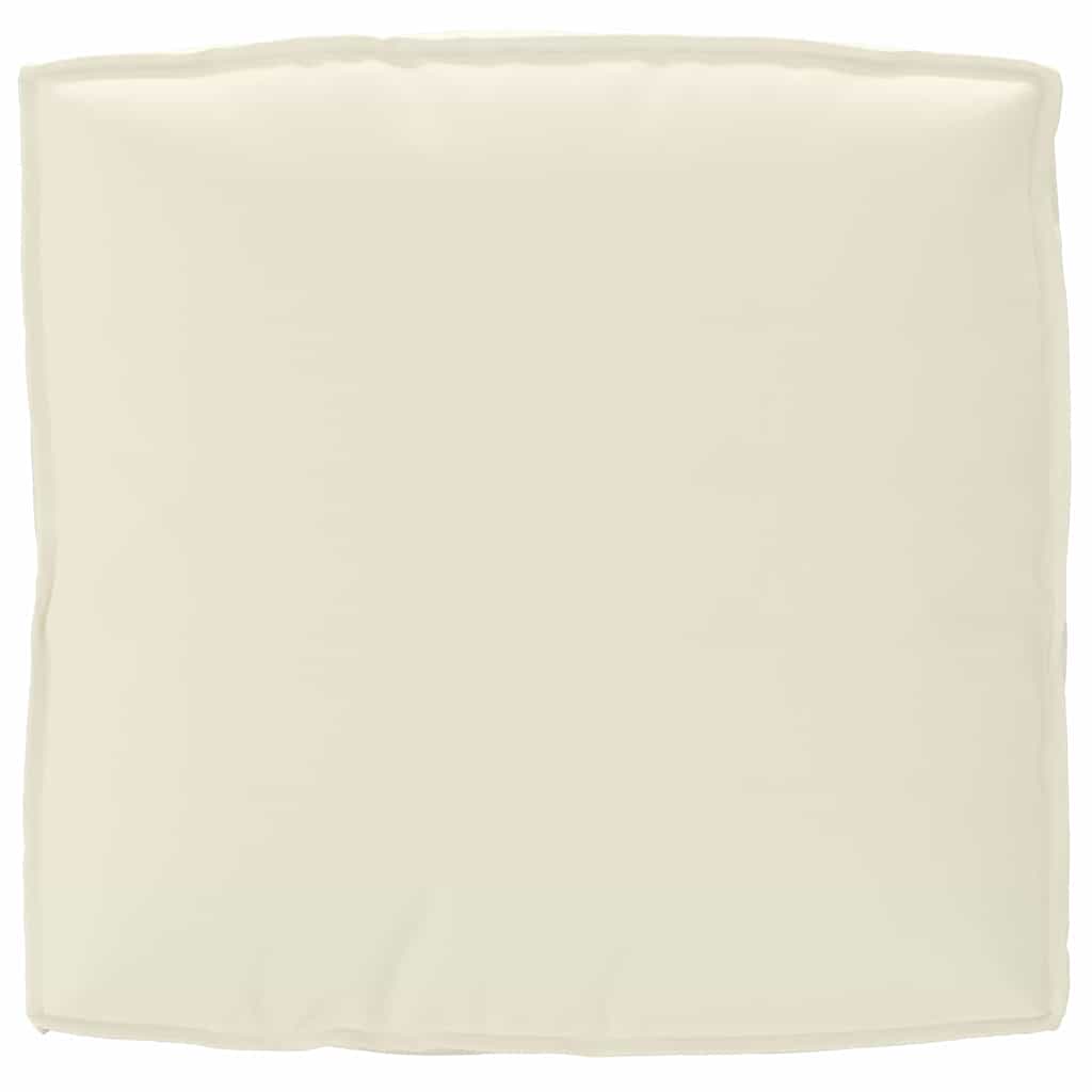 Párna Krém 80 x 80 x 12 cm Oxford Szövet