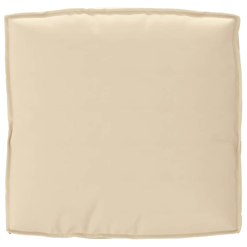 Párna Oxford Szövet Bézs 80 x 80 x 12 cm