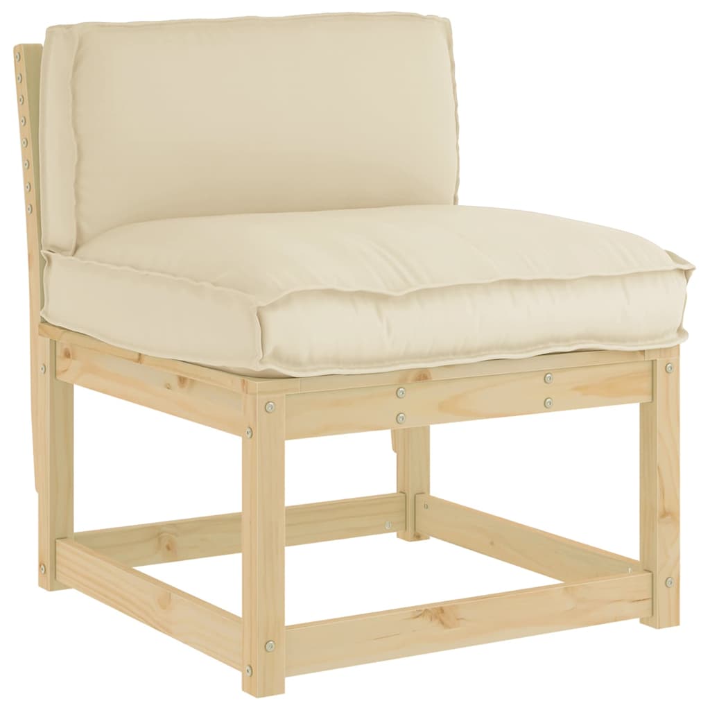 Párna Oxford Szövet Bézs 80 x 40 x 12 cm