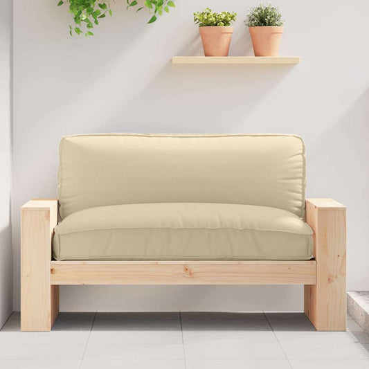 Párna Oxford Szövet Bézs 120 x 80 x 12 cm