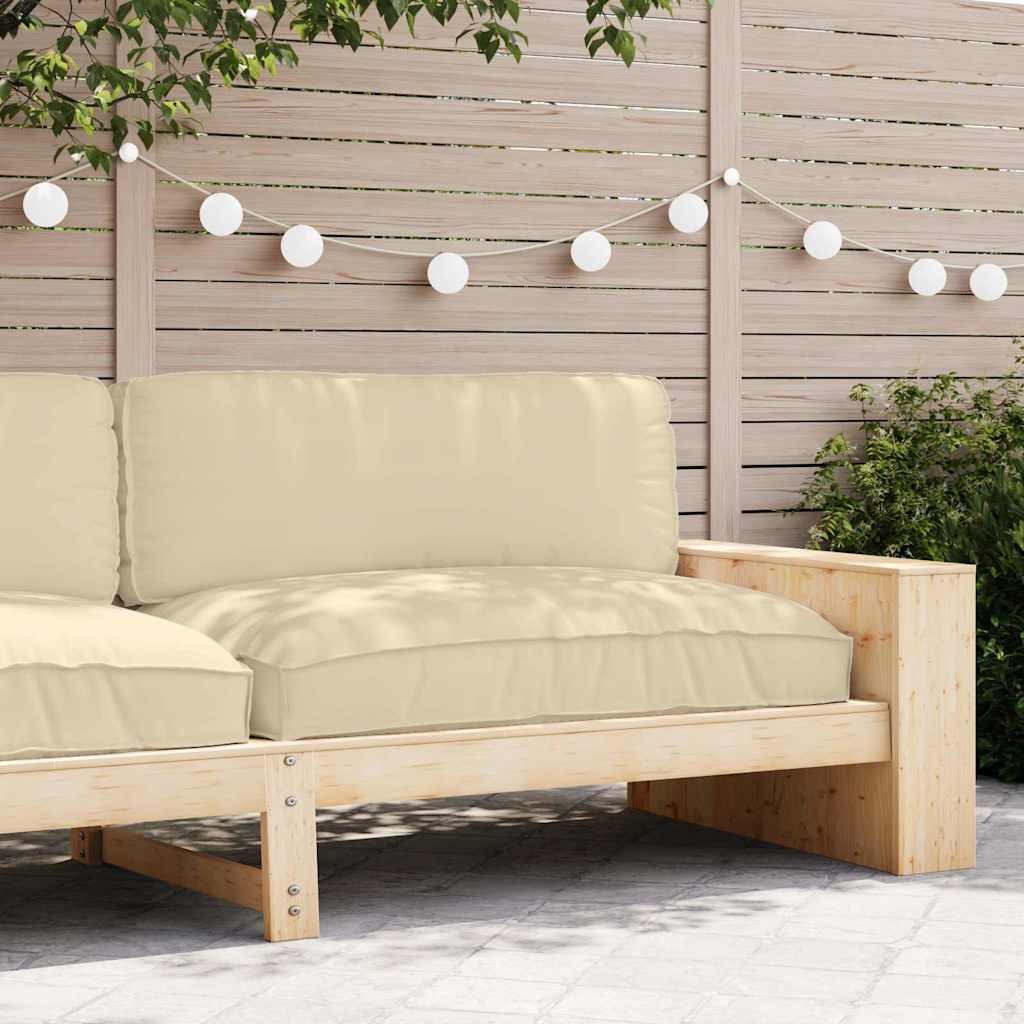 Párna Bézs 120 x 80 x 12 cm Oxford Szövet