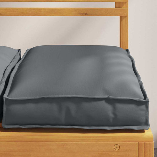 Párna 2 pcs Antracit 40 x 40 x 8 cm Oxford Szövet