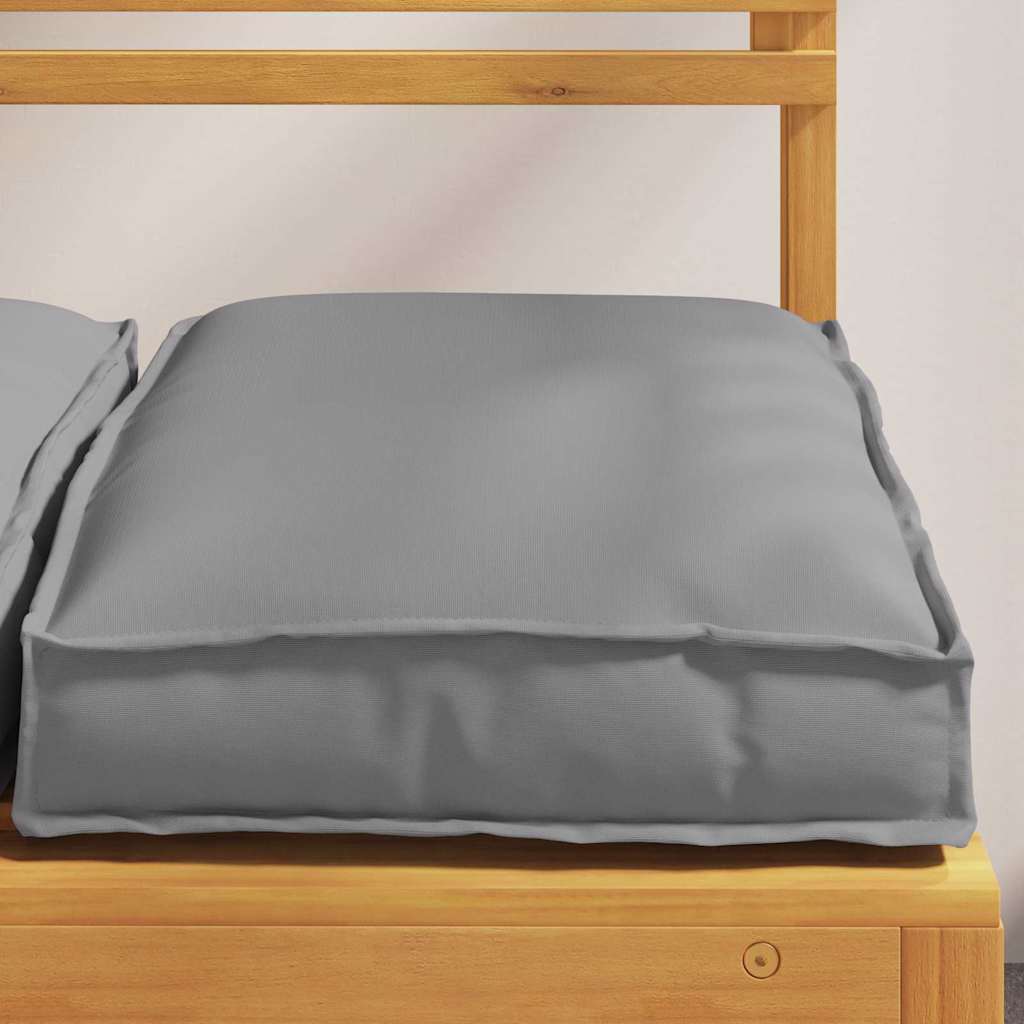 Párna 2 pcs Szürke 40 x 40 x 8 cm Oxford Szövet