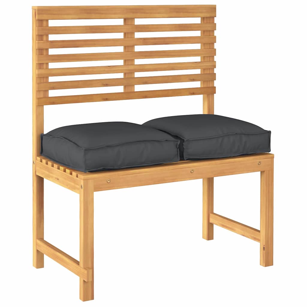 Párna 2 pcs Fekete 40 x 40 x 8 cm Oxford Szövet
