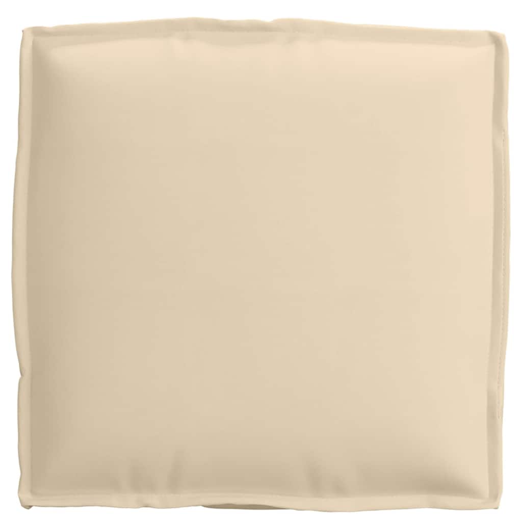 Párna 4 pcs Bézs 40 x 40 x 8 cm Oxford Szövet