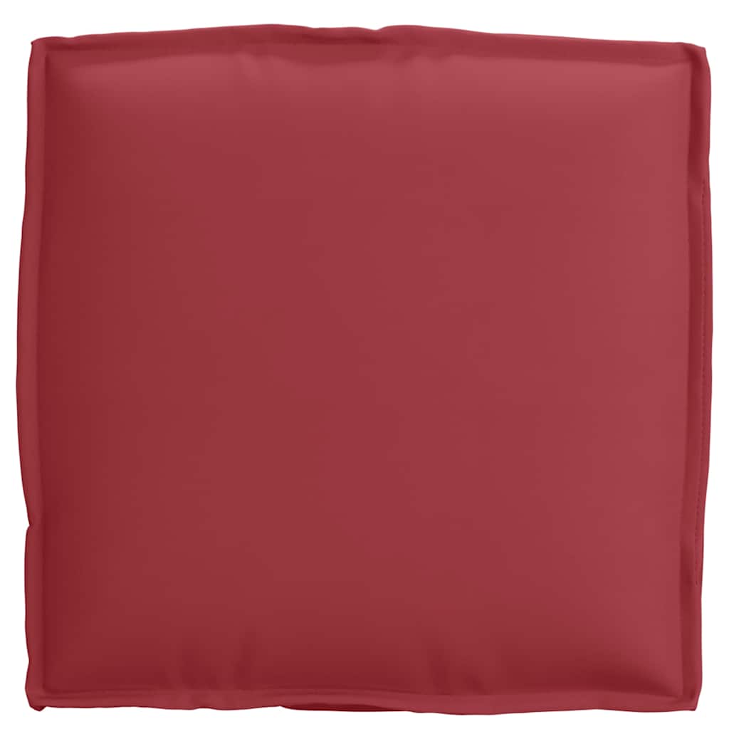 Párna 4 pcs Bordó 40 x 40 x 8 cm Oxford Szövet