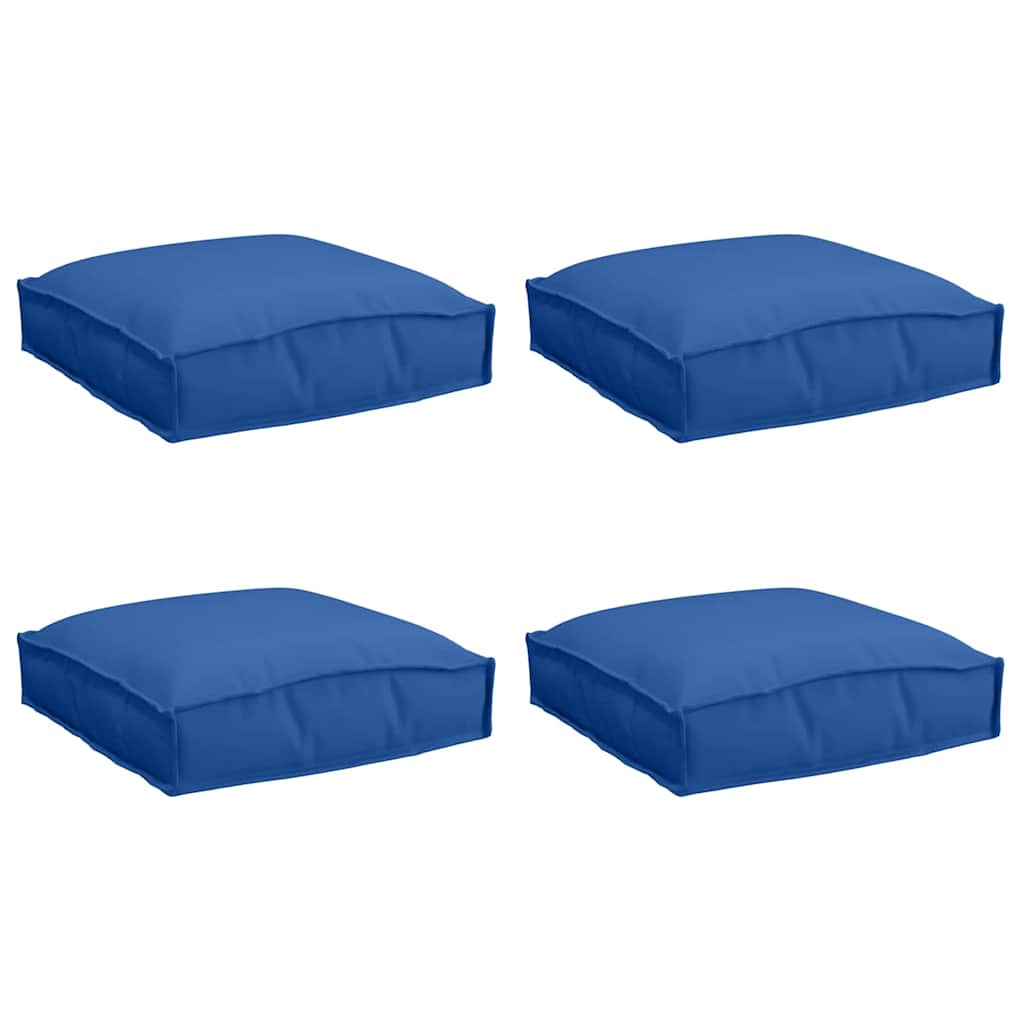 Párna 4 pcs Királykék 40 x 40 x 8 cm Oxford Szövet