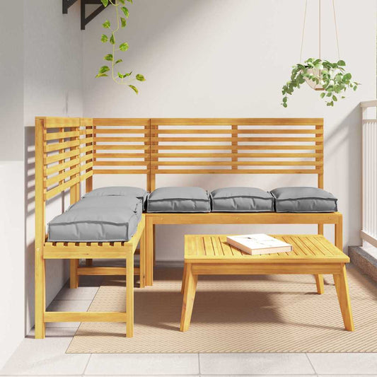 Párna 6 pcs Szürke 40 x 40 x 8 cm Oxford Szövet
